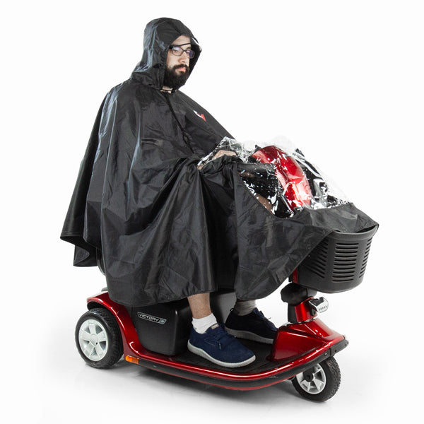 Challenger Mobility Rain Poncho for Mobility Scooters and  Power Wheelchairs