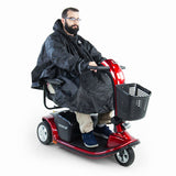 Challenger Mobility Warm Winter Fleece Lined Weather Poncho