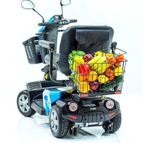 Cesta trasera grande Challenger Mobility para scooters de movilidad y sillas de ruedas eléctricas
