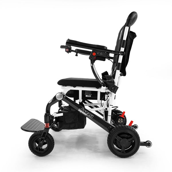 Pride Jazzy Carbon Lightweight Carbon Fiber Folding Travel Power Wheelchair