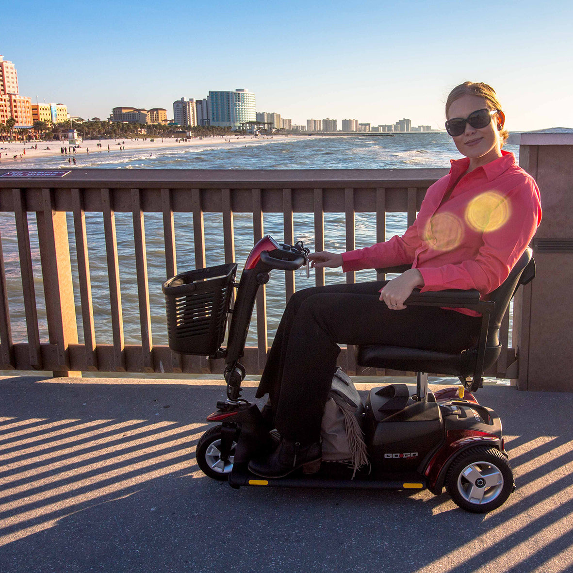 Pride S73 Go Go Sport 3-Wheel Travel Mobility Scooter Open Box Returns Showroom Model