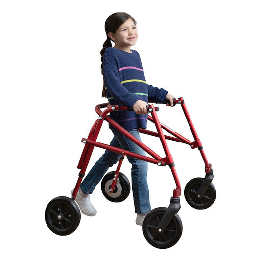 Circle Specialty Klip 4 Wheel Gait Trainer with 8-inch Outdoor Wheels