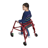 Déambulateur à 4 roues Circle Specialty Klip avec siège rabattable