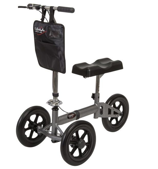 Rhythm Healthcare-KN1000-4-Wheel Knee Walker with tote bag