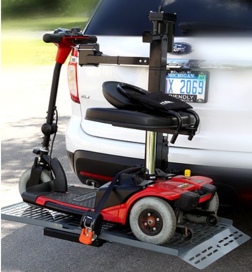 Wheelchair Carrier 117 Mini Electric Lift for Travel Scooters