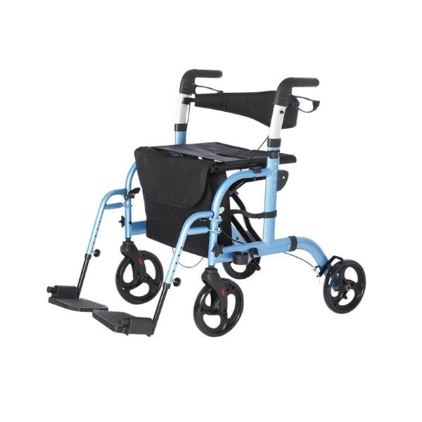 Rhythm Healthcare 800 Translator-Rollator and Transport Chair 2 in 1 Combo