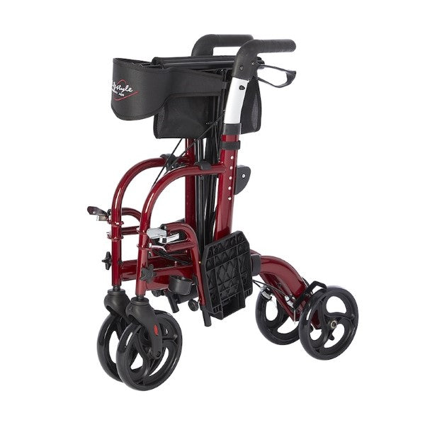 Rhythm Healthcare 800 Translator-Rollator and Transport Chair 2 in 1 Combo