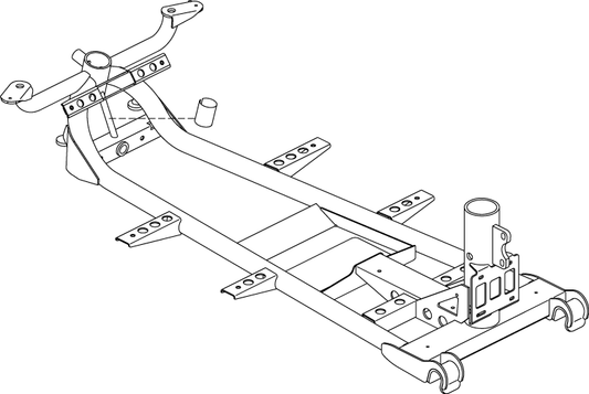 Pride Go Go Sport - FRAME ASSY FRONT - 4 WHEEL