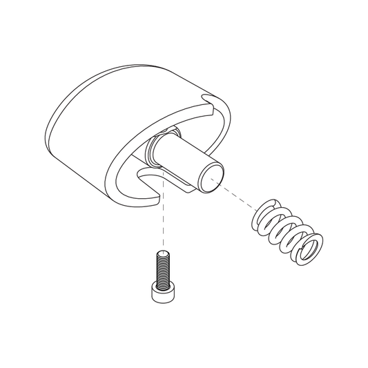 Pride Go Go Sport - TILLER LOCK KNOB ASSEMBLY