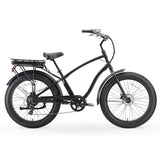 sixthreezero EVRYjourney Men's 7-Speed 500W Fat Tire Electric Bicycle, Matte Black