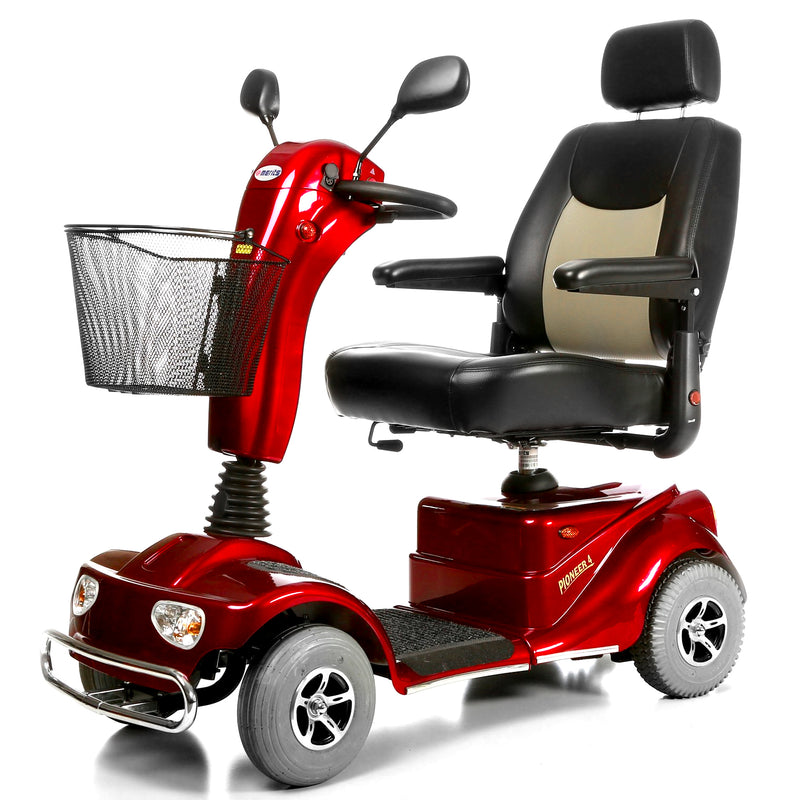 Merits Pioneer 4 S141 - Scooter de movilidad bariátrico de 4 ruedas para trabajo pesado