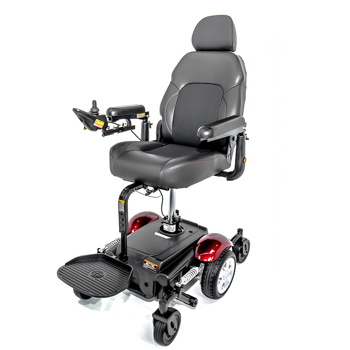 Merits Vision Sport P326D Mid-Wheel Drive Power Wheelchair with Power Elevating Seat