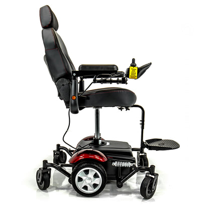 Merits Vision Sport P326D Mid-Wheel Drive Power Wheelchair with Power Elevating Seat