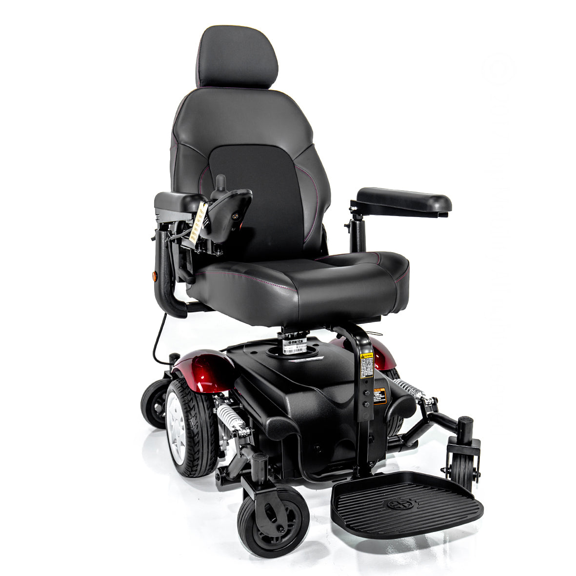 Merits Vision Sport P326D Mid-Wheel Drive Power Wheelchair with Power Elevating Seat