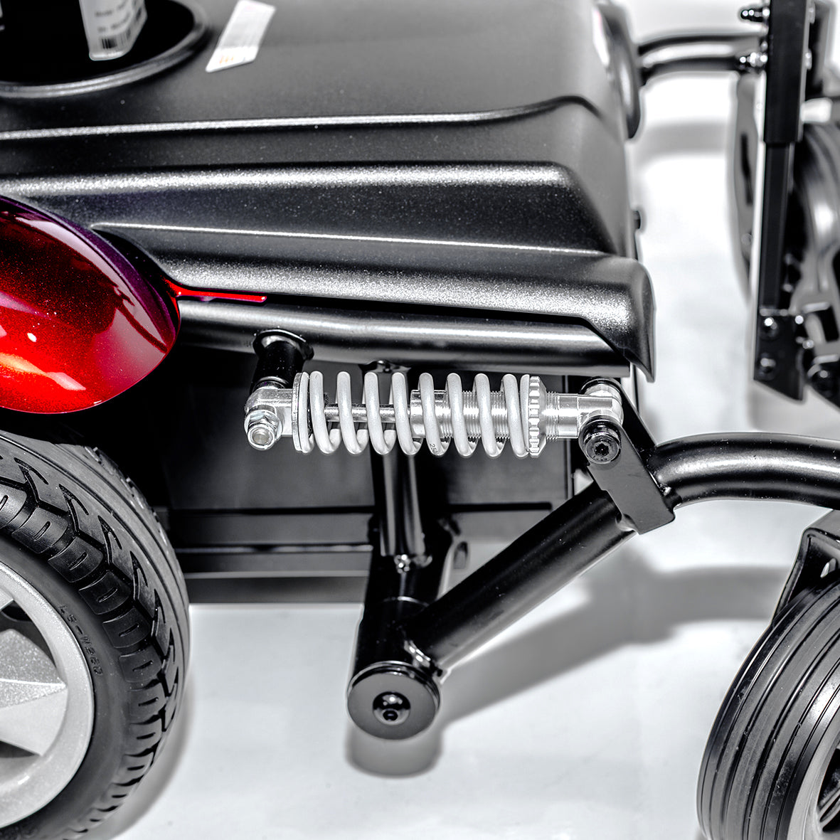 Merits Vision Sport P326D Mid-Wheel Drive Power Wheelchair with Power Elevating Seat