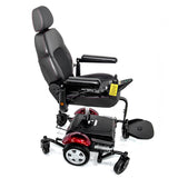 Silla de ruedas eléctrica Merits Vision Sport P326D con tracción central y asiento elevable eléctrico
