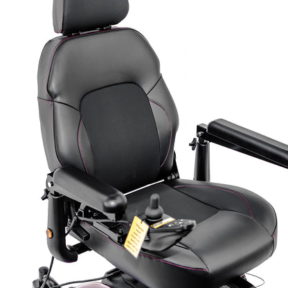 Merits Vision Sport P326D Mid-Wheel Drive Power Wheelchair with Power Elevating Seat