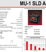 Batterie AGM scellée MK Battery U1