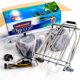 Challenger Mobility Folding Beach Cart with Large Balloon Wheels Open Box Return