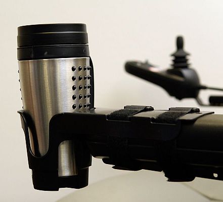 Nearly Universal OH® Cup Holder for Mobility Scooters and Powerchairs