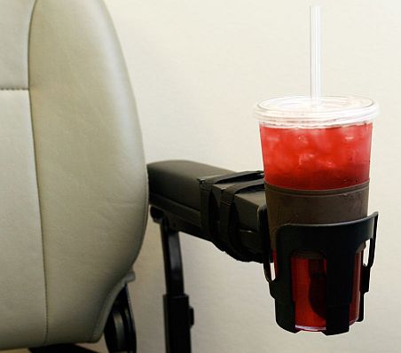 Nearly Universal OH® Cup Holder for Mobility Scooters and Powerchairs