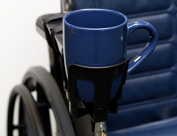 Nearly Universal OH® Cup Holder for Mobility Scooters and Powerchairs