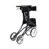 Andador con ruedas Rhythm Healthcare Opus -960GG de fibra de carbono de 4 ruedas