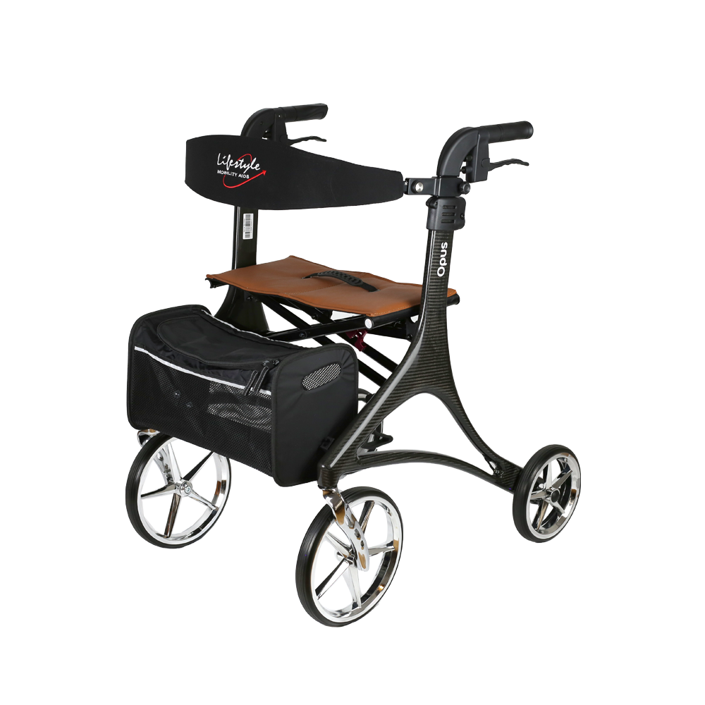 Rhythm Healthcare Opus -960GG-Carbon Fiber 4-Wheel Rollator