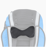 Reposacabezas acolchado con alas para cochecito Strive (CS-ST8801)