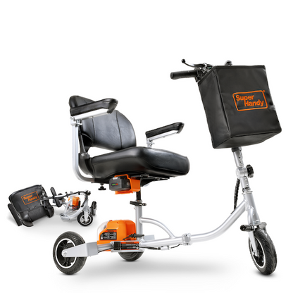 SuperHandy Passport Plus 3 Wheel Travel Folding Mobility Scooter