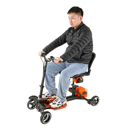 SuperHandy Passport Pro 4-Wheel Folding Travel Mobility Scooter