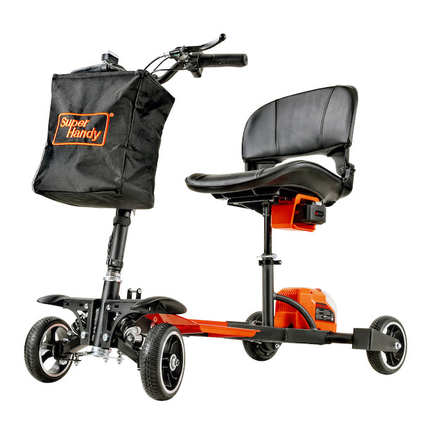 SuperHandy Passport Pro 4-Wheel Folding Travel Mobility Scooter