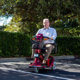 Merits Pioneer 3 S131 - Scooter de movilidad bariátrica de 3 ruedas para trabajo pesado