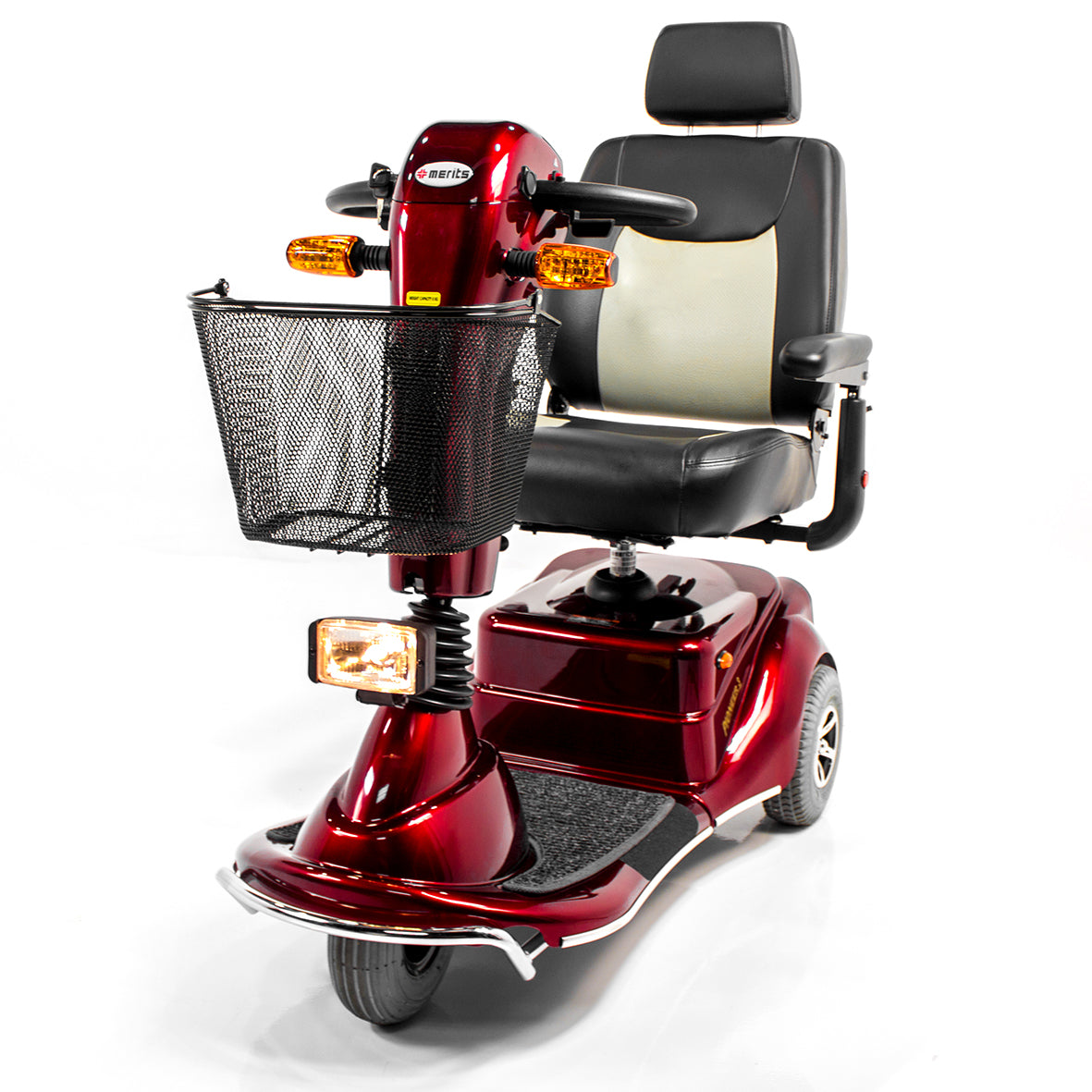 Merits Pioneer 3 S131 3 Wheel Heavy Duty Bariatric Mobility Scooter