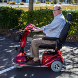 Merits Pioneer 3 S131 - Scooter de movilidad bariátrica de 3 ruedas para trabajo pesado