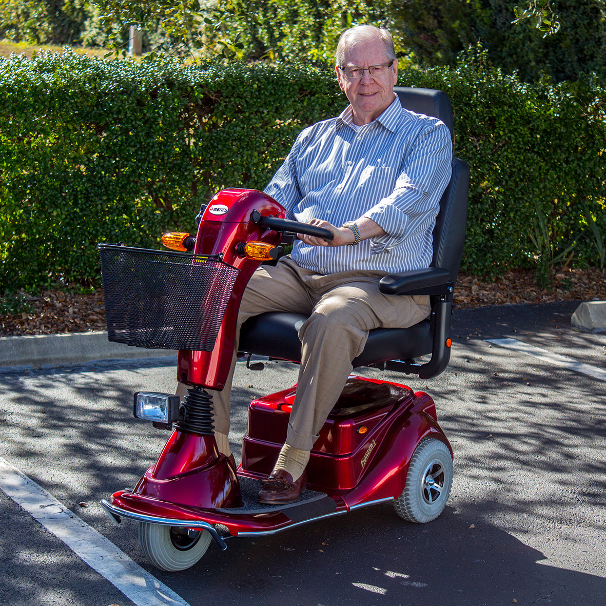 Merits Pioneer 3 S131 3 Wheel Heavy Duty Bariatric Mobility Scooter