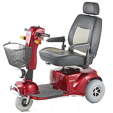 Merits Pioneer 9 S331 Heavy Duty Bariatric 3 Wheel Mobility Scooter
