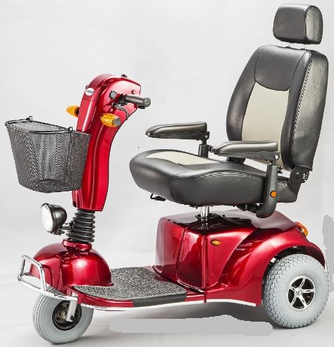 Merits Pioneer 9 S331 Heavy Duty Bariatric 3 Wheel Mobility Scooter