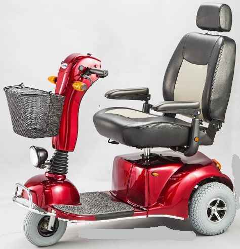 Merits Pioneer 9 S331 Heavy Duty Bariatric 3 Wheel Mobility Scooter