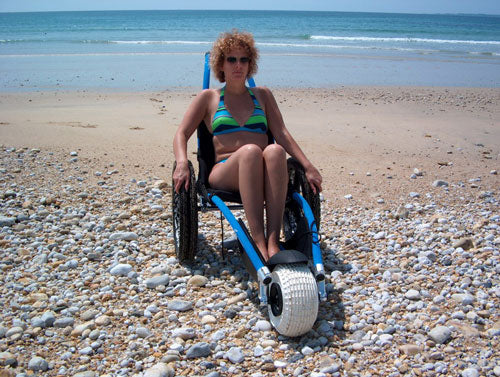 Hippocampe Lightweight Foldable Beach Wheelchair