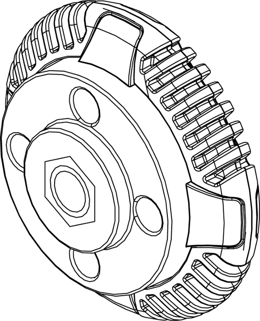 Pride Go Go Sport - PLASTIC RAW ASSY KNOB TILLER ADJUST