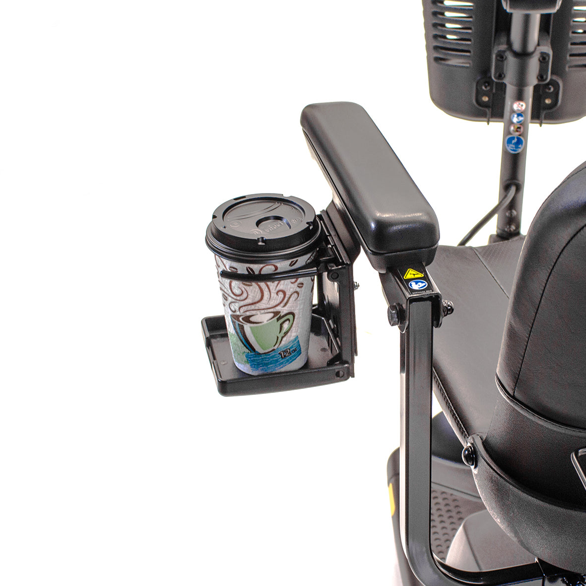 Pride® Mobility C-Style Cup Holder for Scooters and Powerchairs