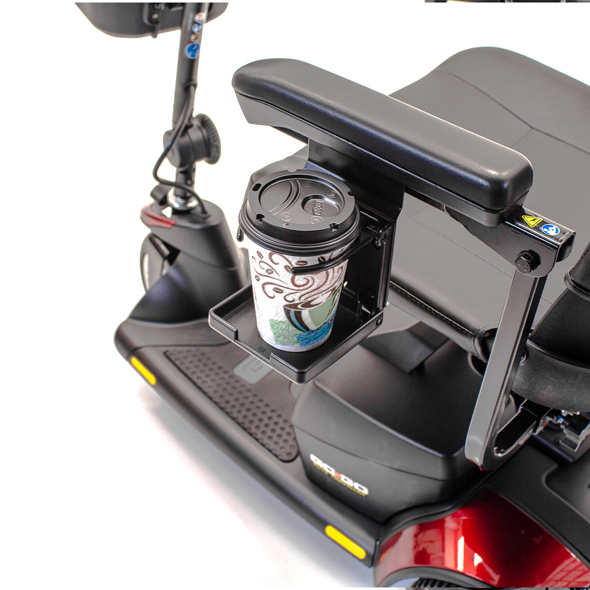 Pride® Mobility C-Style Cup Holder for Scooters and Powerchairs