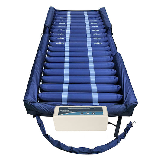 Protekt Aire 4600DXAB-8" Low Air Loss/Alternating Pressure Mattress w/Cell-on-Cell and Air Bolsters & Digital Pump (2 Year Warranty)-36x80x8