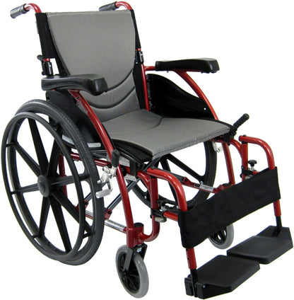 Karman S-Ergo 115 Ultralight Manual Wheelchair featuring S-Shape Seating System