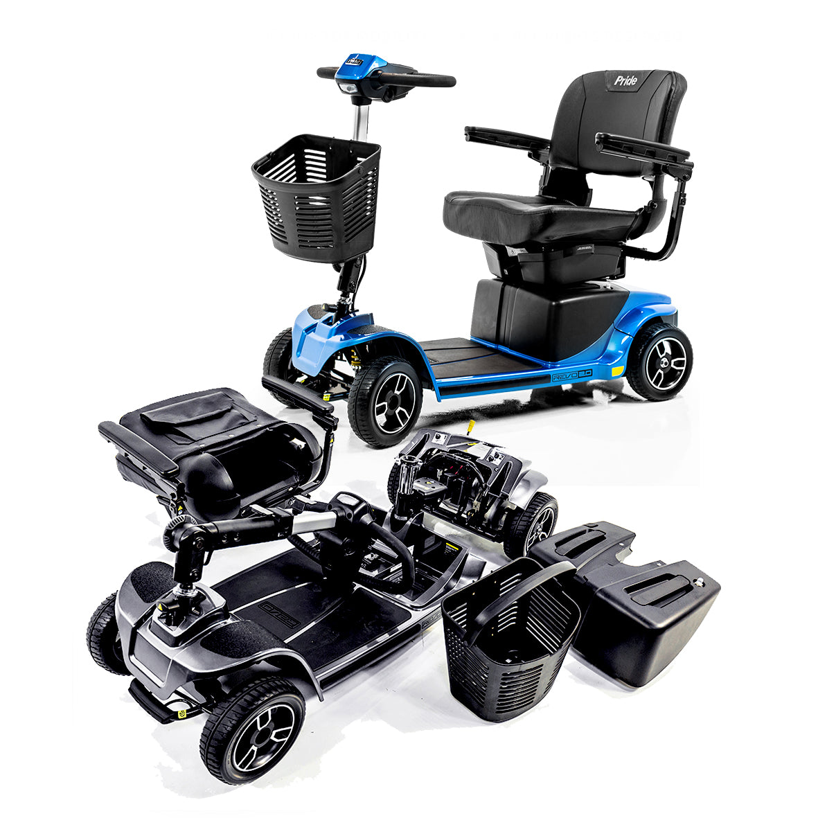 Pride S67 Revo 2.0 4-Wheel Travel Mobility Scooter Open Box Returns Showroom Model