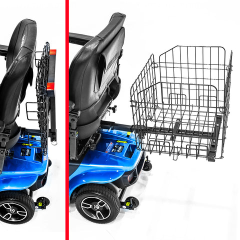 Challenger Mobility Folding Rear Basket for Mobility Scooters and Power Wheelchairs
