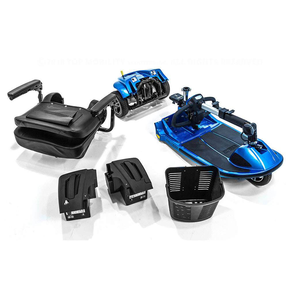 Pride S66 Revo 2.0 3-Wheel Travel Mobility Scooter