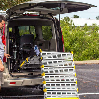 Roll-A-Ramp AutoFold Powered Ramp for Full Size Vans - Top Mobility