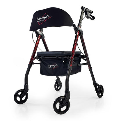 Rhythm Healthcare Royal Universal-807U- Aluminum 4 Wheel Rollator with Universal Height Adjustment